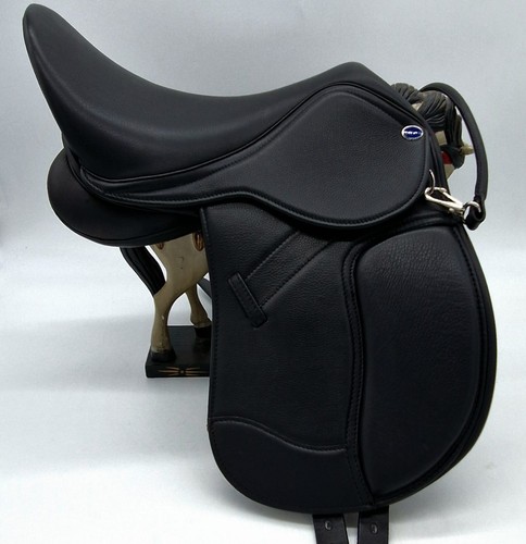 Ledersattel schwarz leder - schwarz,
